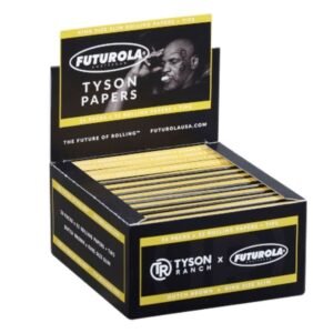 TYSON RANCH X FUTUROLA KING SIZE SLIM ROLLING PAPERS + TIPS 24PACKS / BOX
