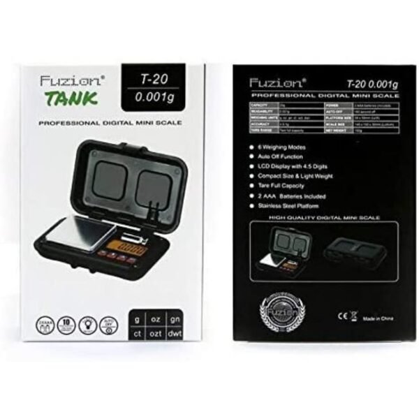 FUZION TANK (T-20 X 0.001G) DIGITAL MINI SCALE