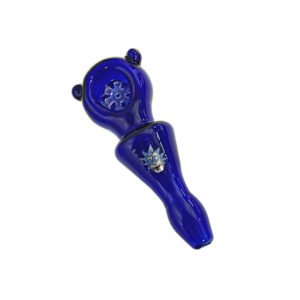 GLASS 4" RICK AND MORTY HANDPIPE ASSORTED COLORS