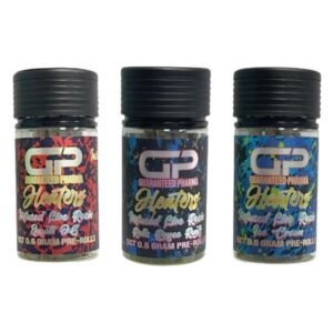 GUARANTEED PHARMA HEATERS (0.5GM) LIVE RESIN PRE ROLLED JOINTS 5CT/JAR