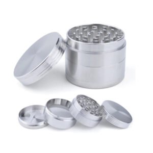 ALUMINIUM ALLOY GRINDER  3 Part 55 MM SIZE ASSORTED COLORS