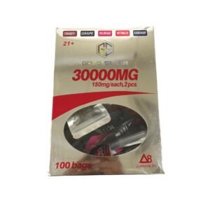 GOLD SILVER DELTA 8 3000MG GUMMIES SILVER 100CT/ BOX