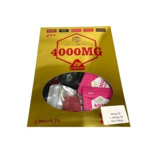 GOLD SILVER DELTA 9 4000MG GUMMIES GOLD 100CT/ BOX
