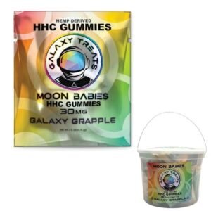 GALAXY TREATS MOON BABIES HHC GUMMIES BUCKET 100CT/ BOX