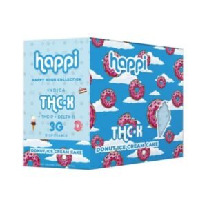HAPPI THC-X + THC-P + DELTA 11 3GM DISPO 10CT/ BOX