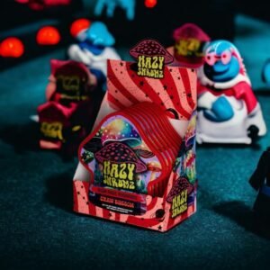 HAZY SHRUMZ 3000MG VEGAN MAGIC MUSHROOM GUMMIES 5 PCS BER BAG 10CT/BOX