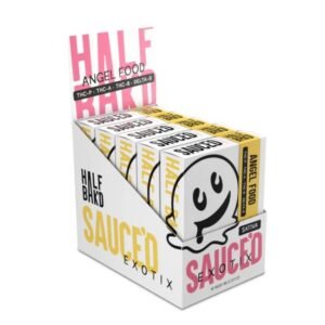 HALF BAKD SAUCED EXOTIX  THC-P+THC-A +THC-B+D9  4GM DISPO 5CT/ BOX