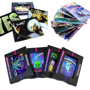 HEMPACKA SHATTER RESISTANT GLASS ROLLING TRAY