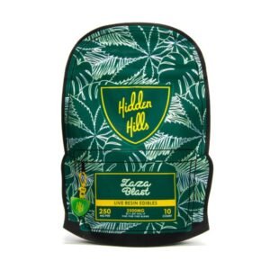 HIDDEN HILLS (D11 + D9 + THC-P) LIVE RESIN 2500MG GUMMIES 10CT BAG