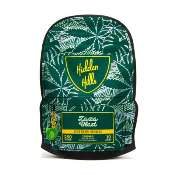 HIDDEN HILLS (D11 + D9 + THC-P) LIVE RESIN 2500MG GUMMIES 10CT BAG