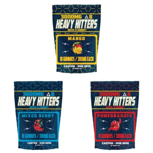 HEAVY HITTERS DELTA 8 3000MG GUMMIES (SINGLE)