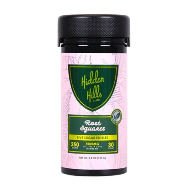 HIDDEN HILLS LIVE SUGAR D9+THC-P+HTE 7500MG GUMMIES 30CT JAR SINGLE