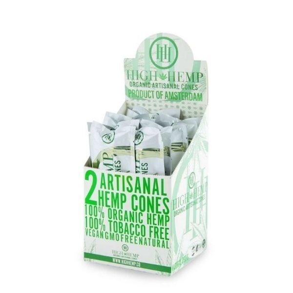 HIGH HEMP ORGANIC ARTISANAL CONES 15PK/BOX