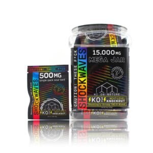HI ON NATURE KNOCKOUT 3 SHOCKWAVE 15000MG GUMMIES 30CT JAR