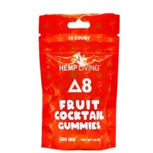 HEMP LIVING DELTA 8 GUMMIES 300MG 12CT/PACK
