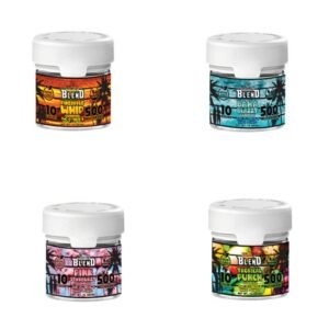 HEMP LIVING THC-O 500MG EUPHORIC BLEND GUMMIES 10CT/JAR