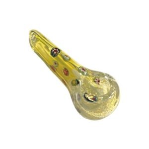 4" INSIDE FLOWER ART TRIANGLE SHAPED HAND PIPE