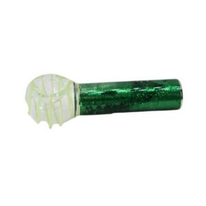 GLASS 5" GLOW IN THE DARK GLYCERIN FREEZABLE HAND PIPE