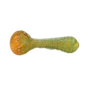 4.5" GOLD FUMED HONEY COMB HAND PIPE