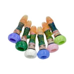5" DOTTED DESIGN COLORFUL CHILLUM