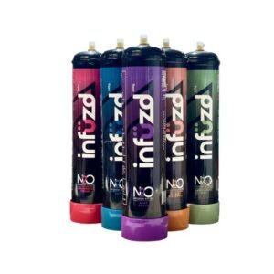 INFUZD 640G CYLINDER MULTIPACK 6 FLAVOR CHARGERS 6CT/BOX