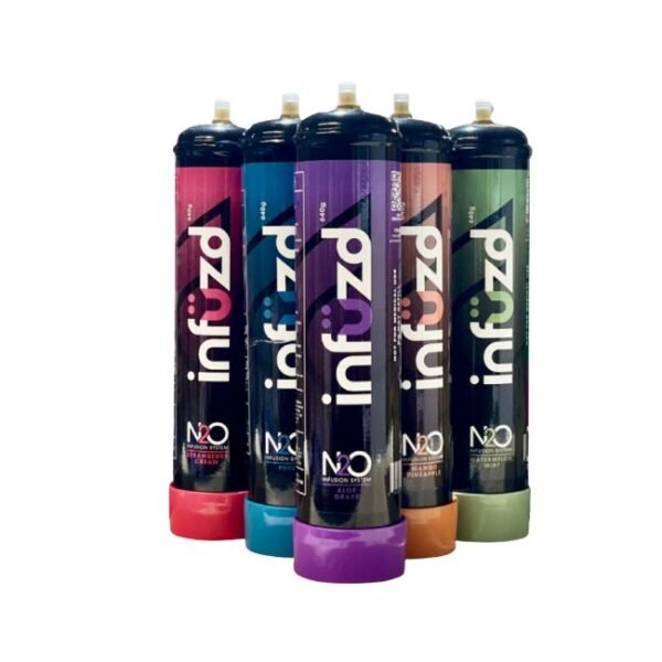 INFUZD 640G CYLINDER MULTIPACK 6 FLAVOR CHARGERS 6CT/BOX
