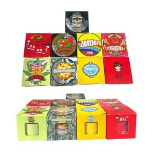 SMALL DESIGN GLASS JAR 3.5G