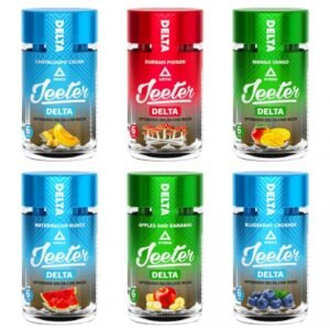 JEETER THCA  OPTIMIZED DELTA LIVE RESIN 0.5GM BABY PRE ROLLS JAR 6CT/BOX