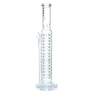 CHILL GLASS 19" MALOIC BRIME LASH DESIGN WITH LONG BOLING PERC WATER PIPE "JLA122"