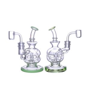 CHILL GLASS 6" BOROSILICATE WATER PIPE