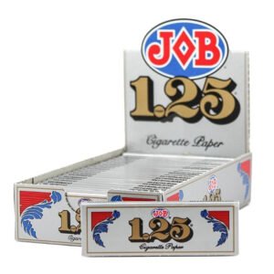 JOB 1.25 SILVER CIGARETTE PAPER 24CT/BOX