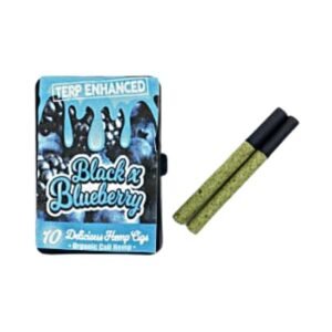 JUICY JAYS TERPENE INFUSED CIGARETTES 10CT/ BOX  (BLACK AND BLUEBERRY)
