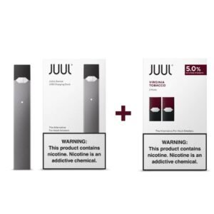 JUUL 5% VIRGINIA TOBACCO SUMMER PROMO KIT 4KITS/PACK