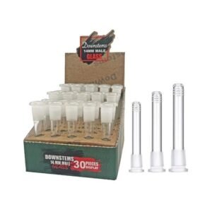 OILSEED HEAVY DUTY DOWNSTEM 14MM MALE GLASS 30CT