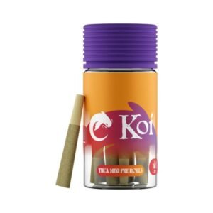 KOI THC-A KEIF INFUSED MINI PRE ROLLS 4GM/6CT/JAR