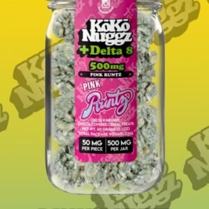 KOKO DELTA 8 THC 500MG NUGGZ JAR