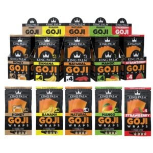 KING PALM GOJI WRAPS SUPER SLOW BURNING 4PK 15CT/BOX