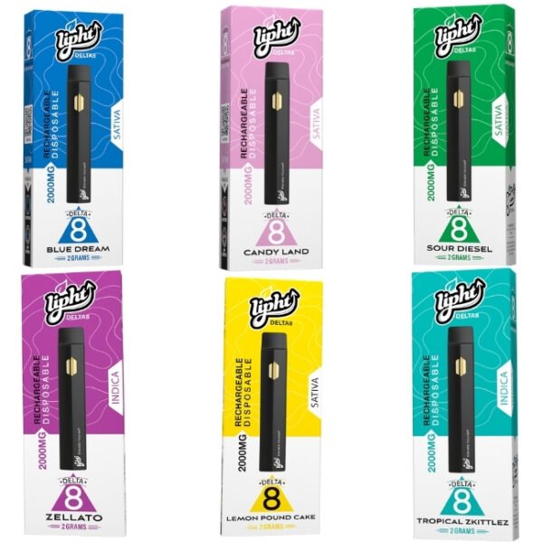 LIPHT DELTA 8 DISPOSABLE (2GM) 10CT/BOX