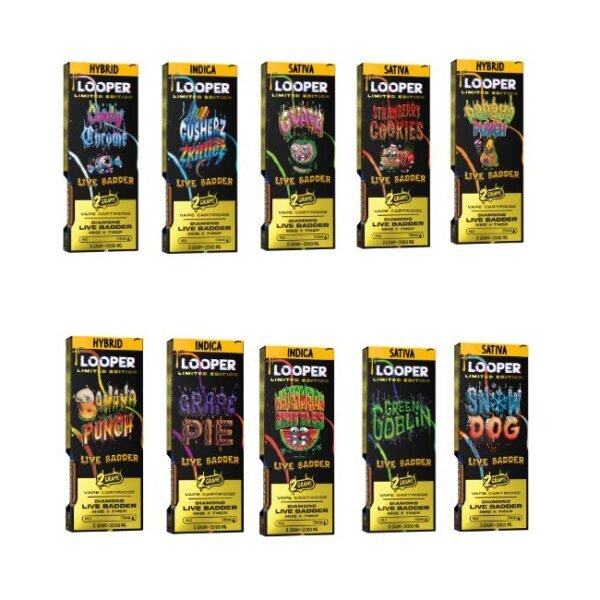 LOOPER DIAMOND LIVE BADDER+HHC+THC-P 2GM CART 5CT/BOX