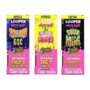 LOOPER MELTED SERIES 2GM LIVE RESIN CART 5CT/ BOX