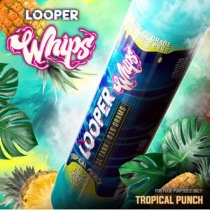 LOOPER WHIPS 615G N20 1LITRE TANK FLAVORED CREAM CHARGERS 6CT/ BOX