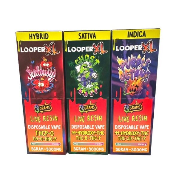 LOOPER XL LIVE RESIN 3GM DISPO 5CT/BOX