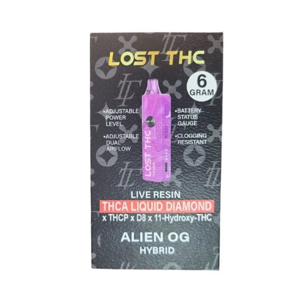 LOST THC THCP+D8+11HYD THC-A  LIQUID DIAMONDS 6GM DISPO 5CT/BOX