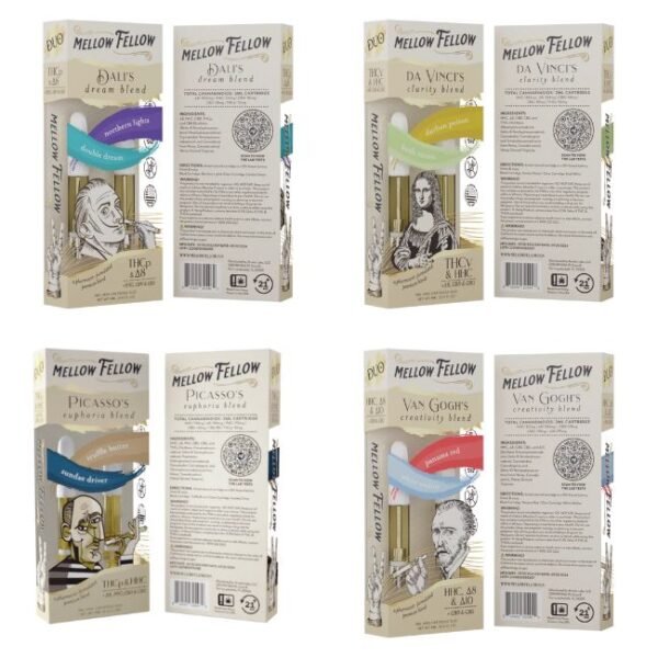 MELLOW FELLOW THE ARTIST SERIES 2ML DUO CART (4ML) 6CT/BOX