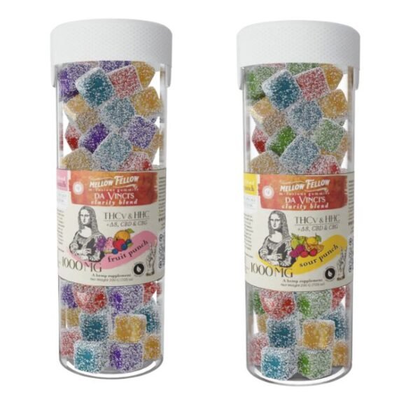 MELLOW FELLOW THE ARTIST SERIES M FUSION 1000MG GUMMIES JAR