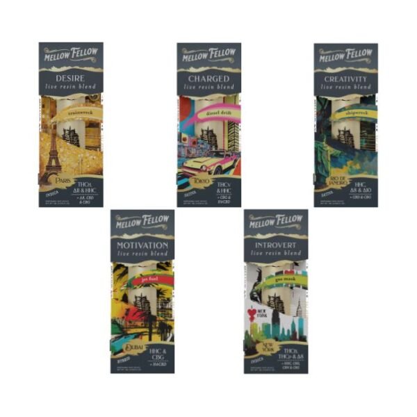 MELLOW FELLOW CITY SERIES LIVE RESIN 1ML DISPO 6CT/ BOX