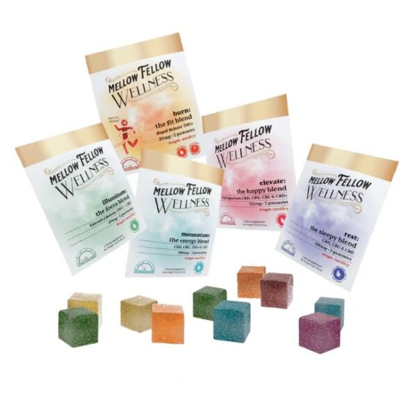 MELLOW FELLOW WELLNESS TROPIC MEDLEY 2PK GUMMIES - 30CT/DISPLAY
