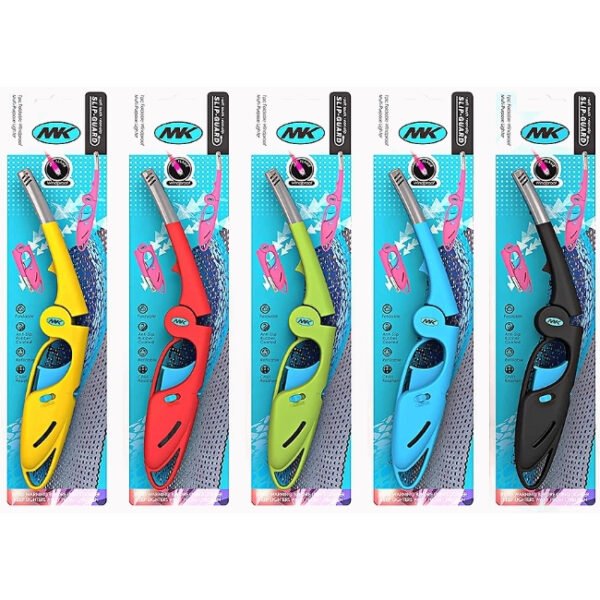 MK FLEXIBLE SLIP GUARD WINDFROOF LIGHTER  ASSORTED COLORS (SINGLE)