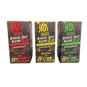 MODUS KO 2.0 BLEND D10+THC-P+D8 LIVE RESIN 2GM CARTS 5CT/BOX