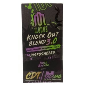 MODUS KO BLEND ( D10+ THC-P+ D8 LIVE RESIN )3G DISPO 5CT/BOX